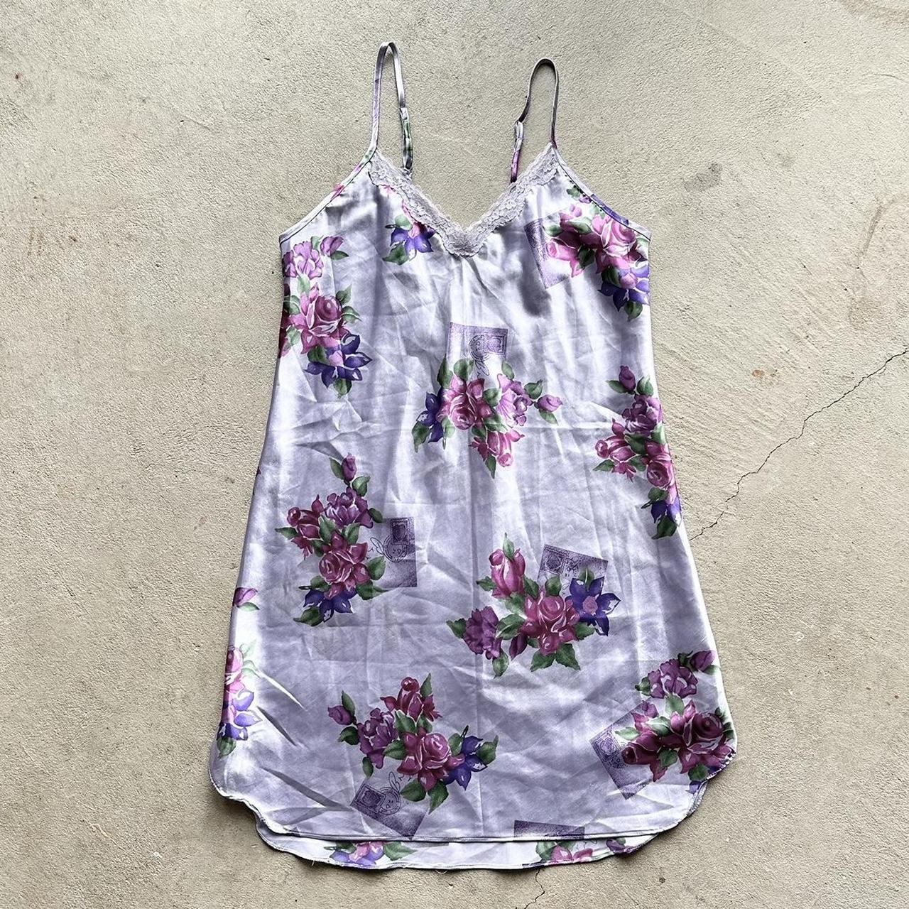 Vintage Y2K Floral Slip Dress