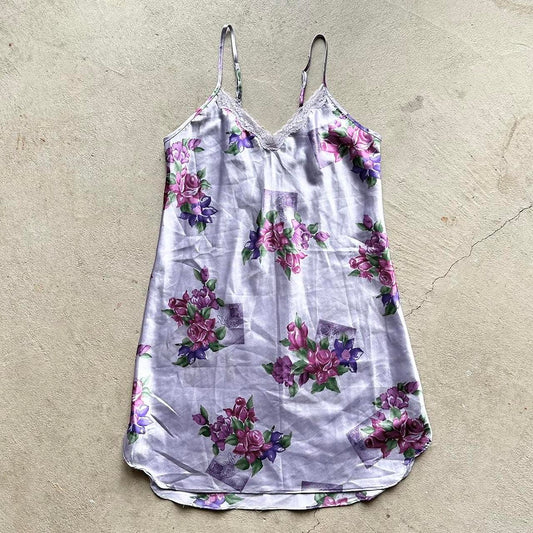 Vintage Y2K Floral Slip Dress