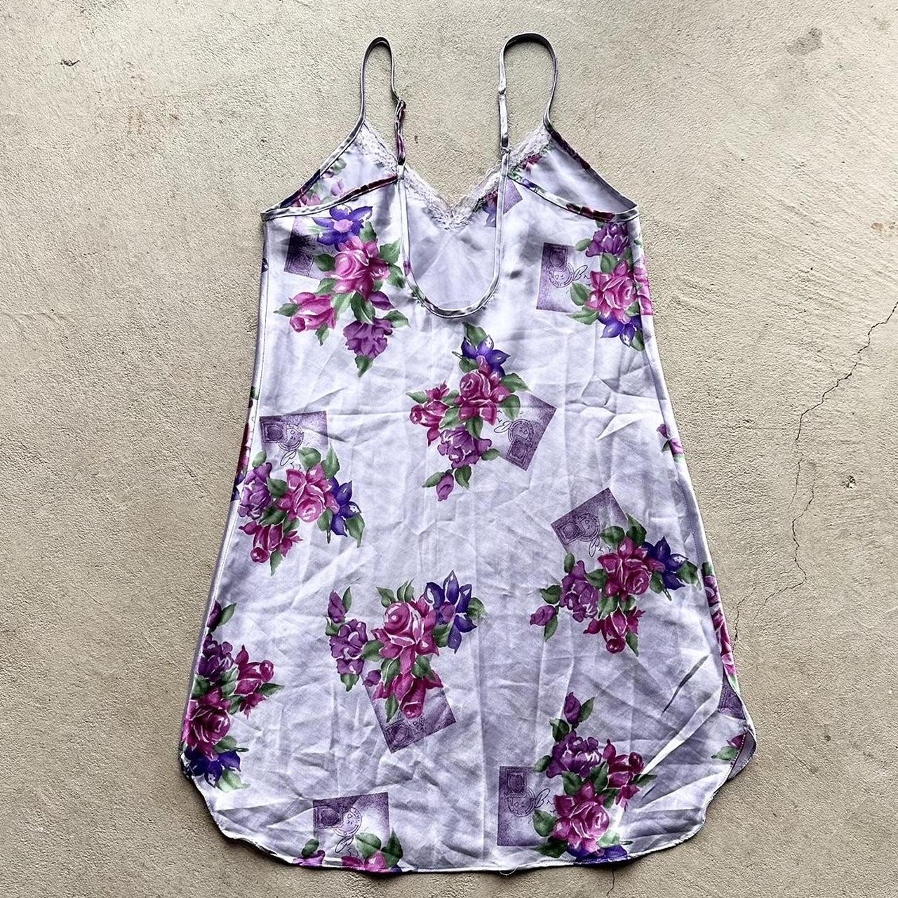 Vintage Y2K Floral Slip Dress