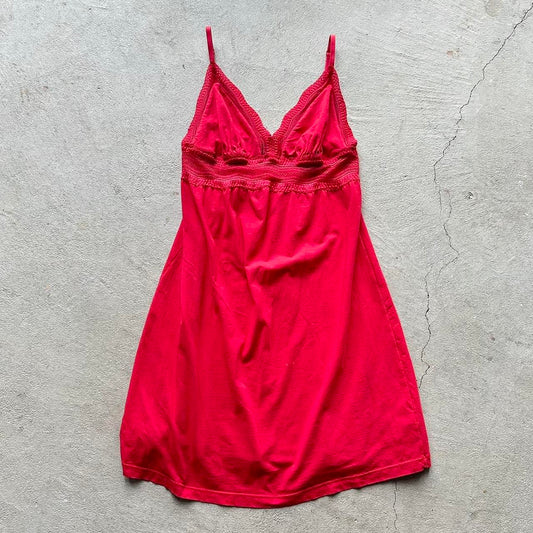 Y2K Red Dress - L