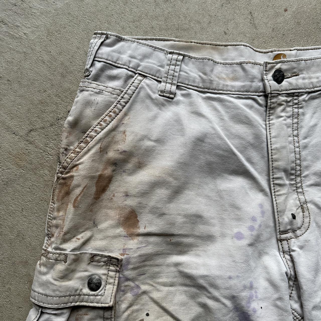 Thrashed Carhartt Cargo Shorts - 35