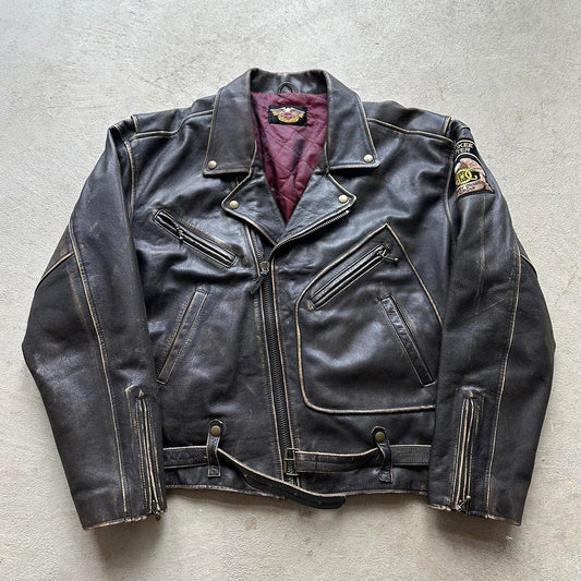 Vintage Harley Davidson Leather Jacket - XL