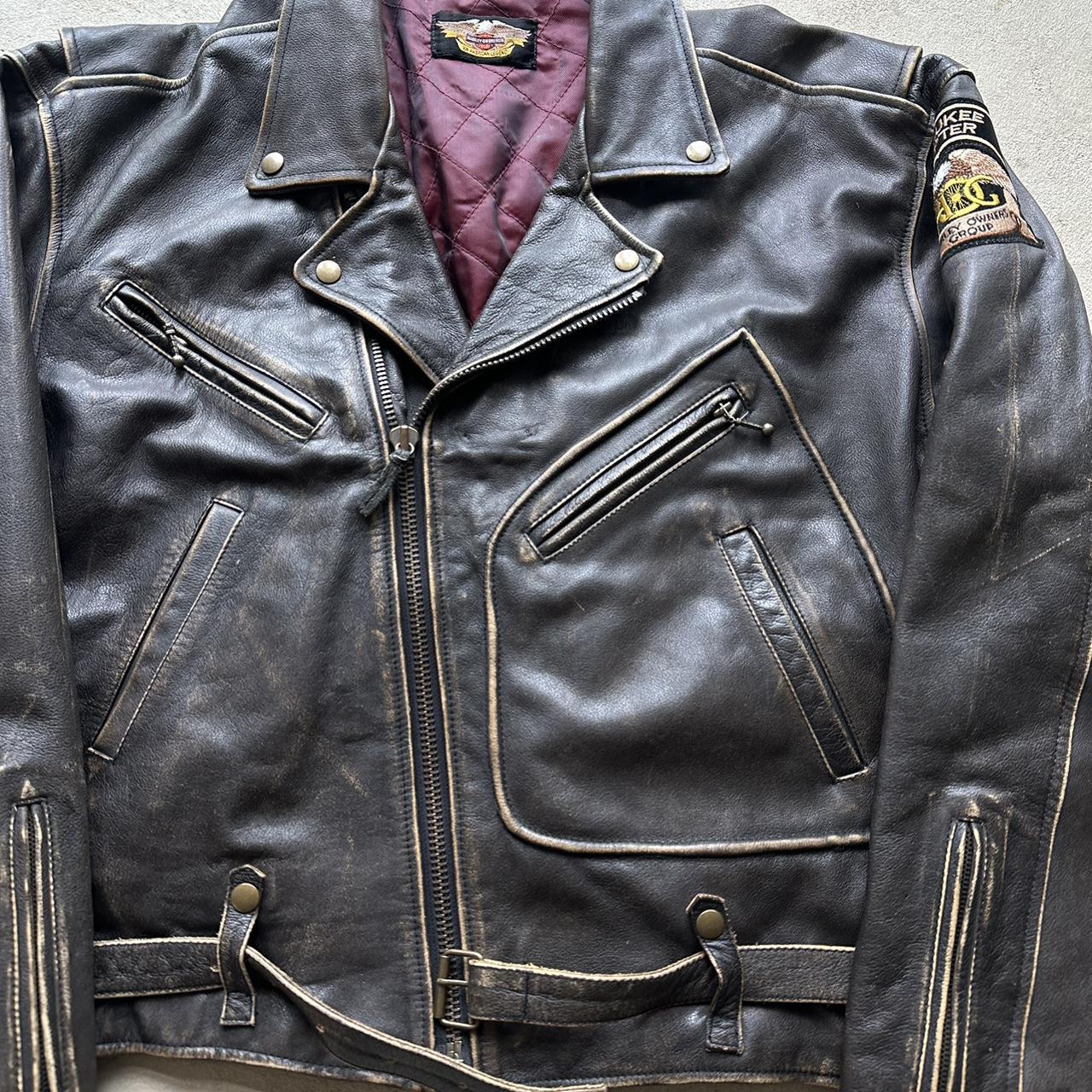 Vintage Harley Davidson Leather Jacket - XL