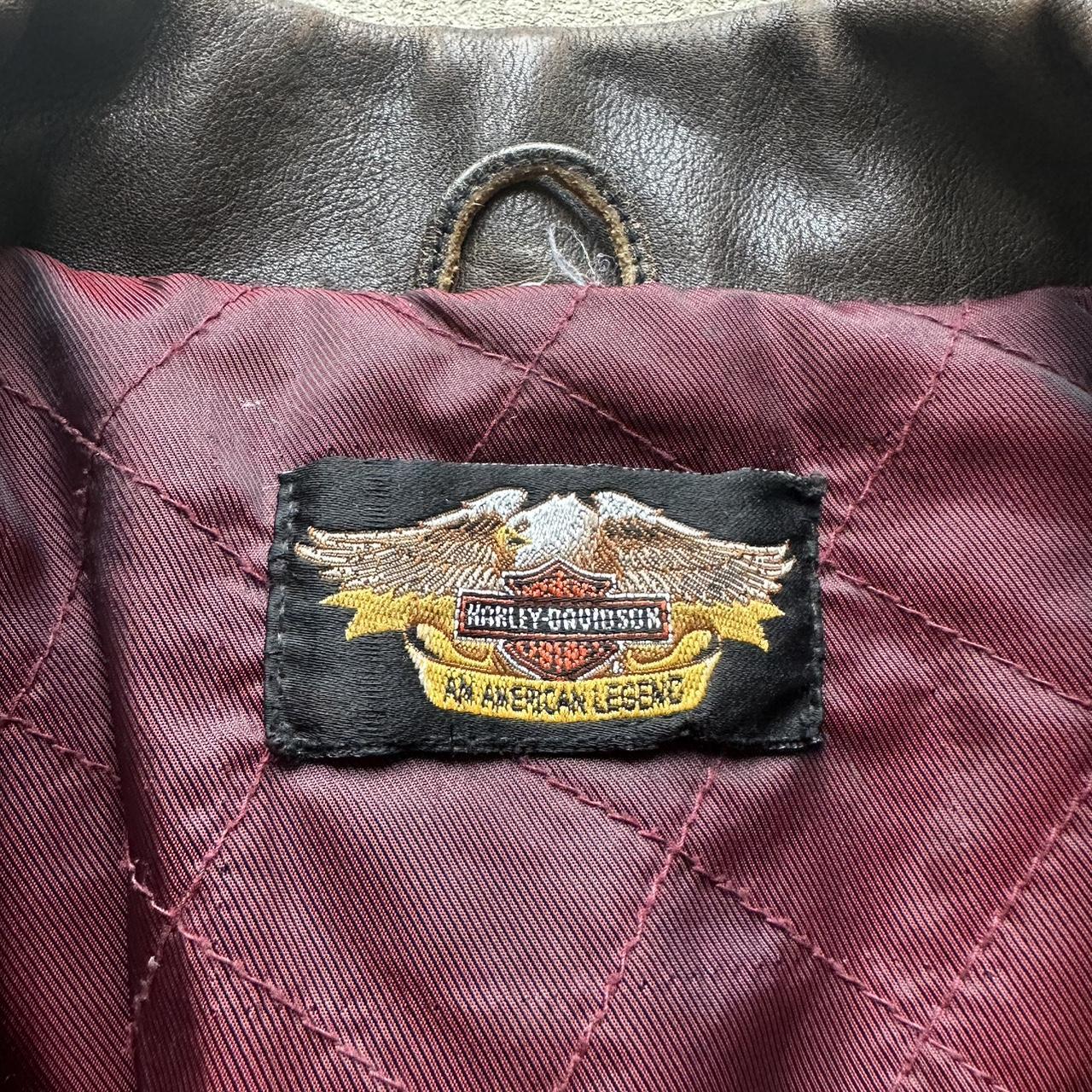 Vintage Harley Davidson Leather Jacket - XL