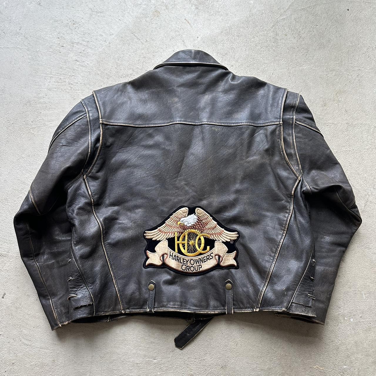 Vintage Harley Davidson Leather Jacket - XL