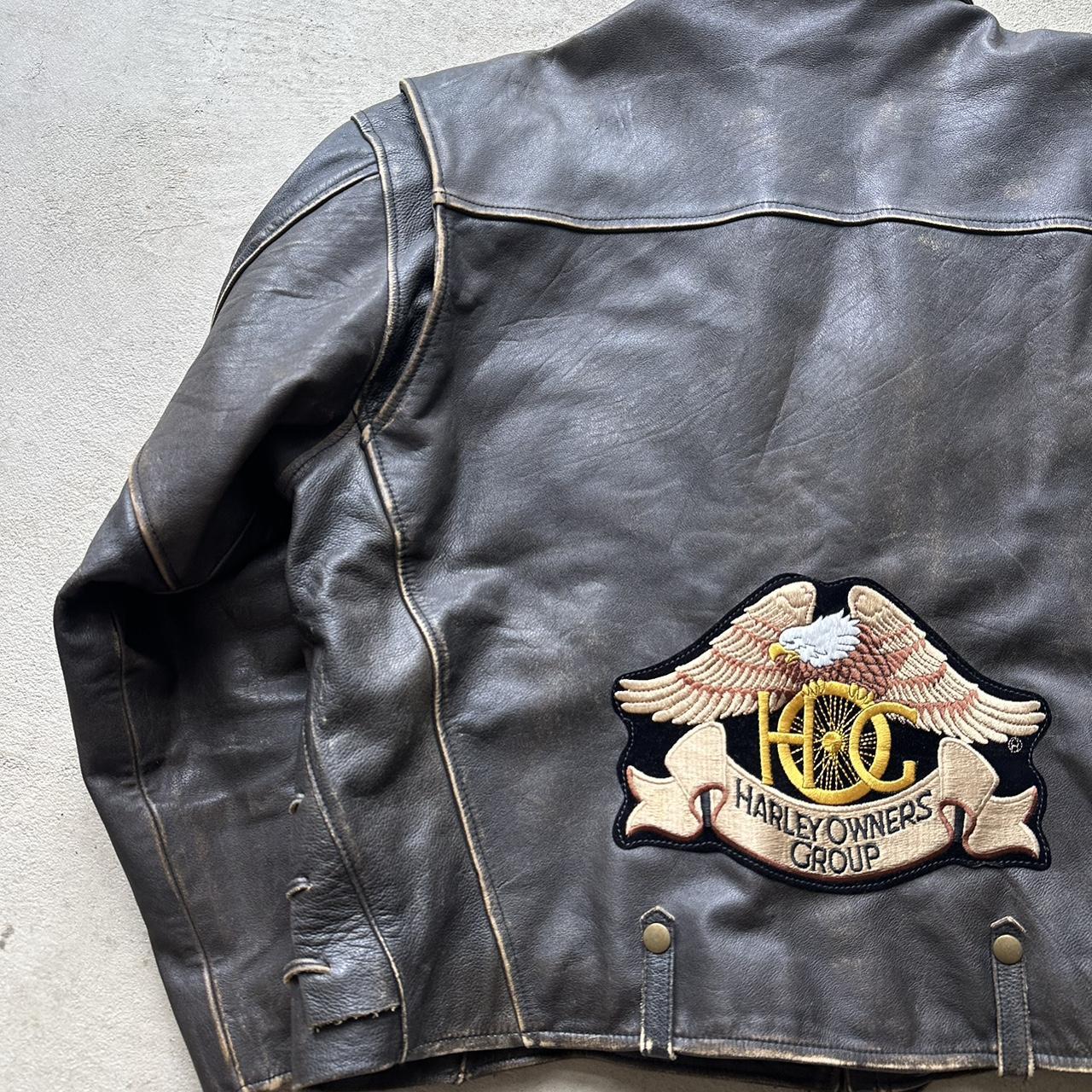 Vintage Harley Davidson Leather Jacket - XL