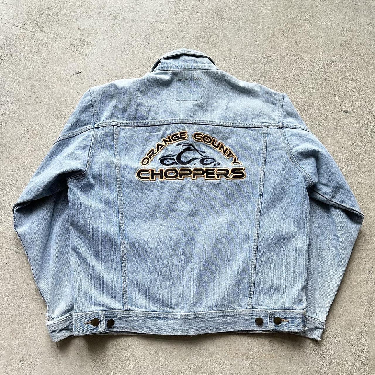 Vintage Orange County Choppers Embroidered Denim Jacket - M