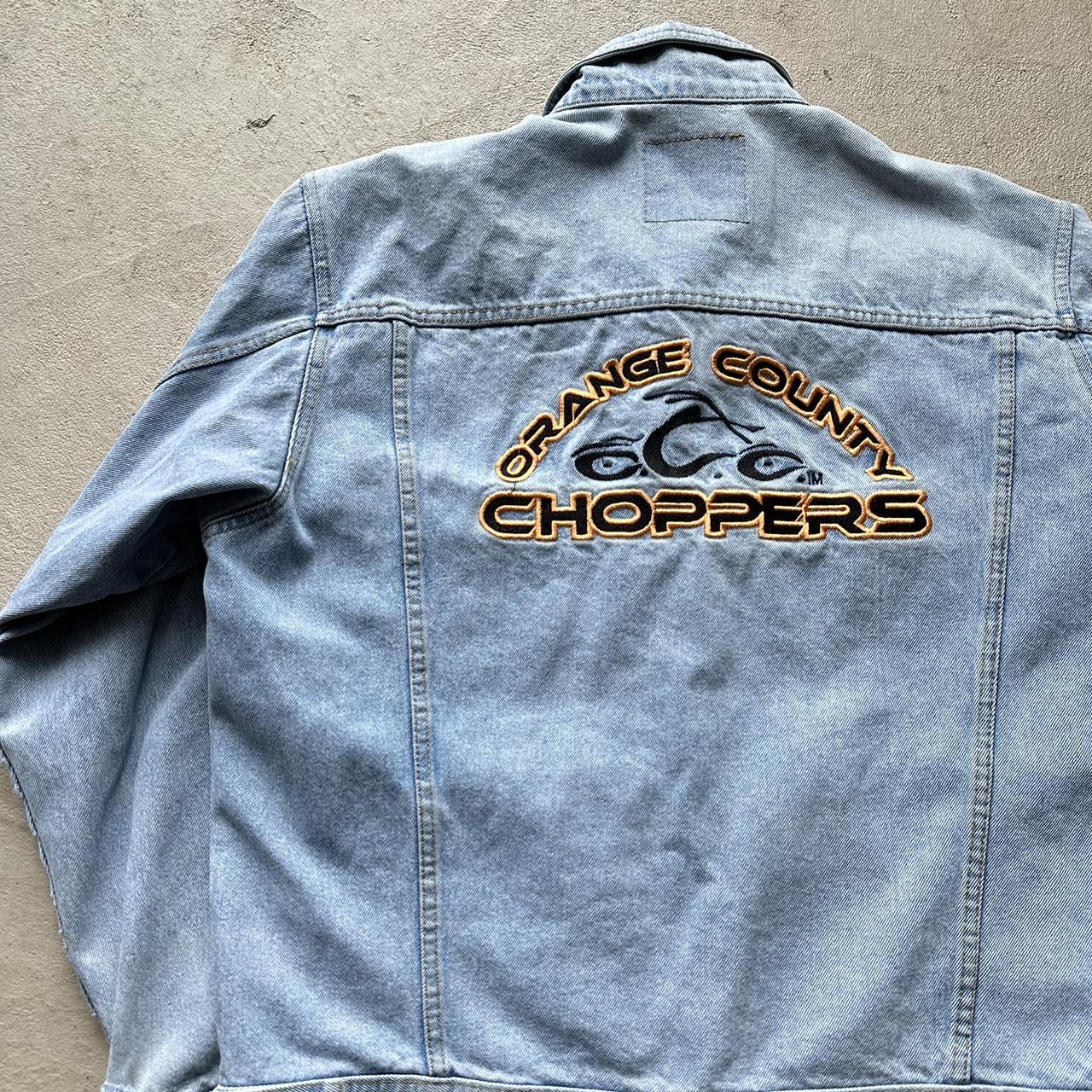 Vintage Orange County Choppers Embroidered Denim Jacket - M