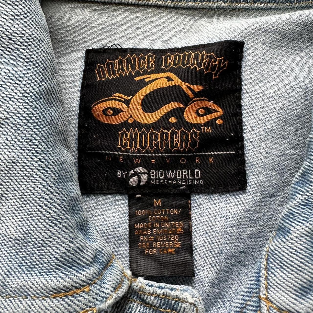 Vintage Orange County Choppers Embroidered Denim Jacket - M