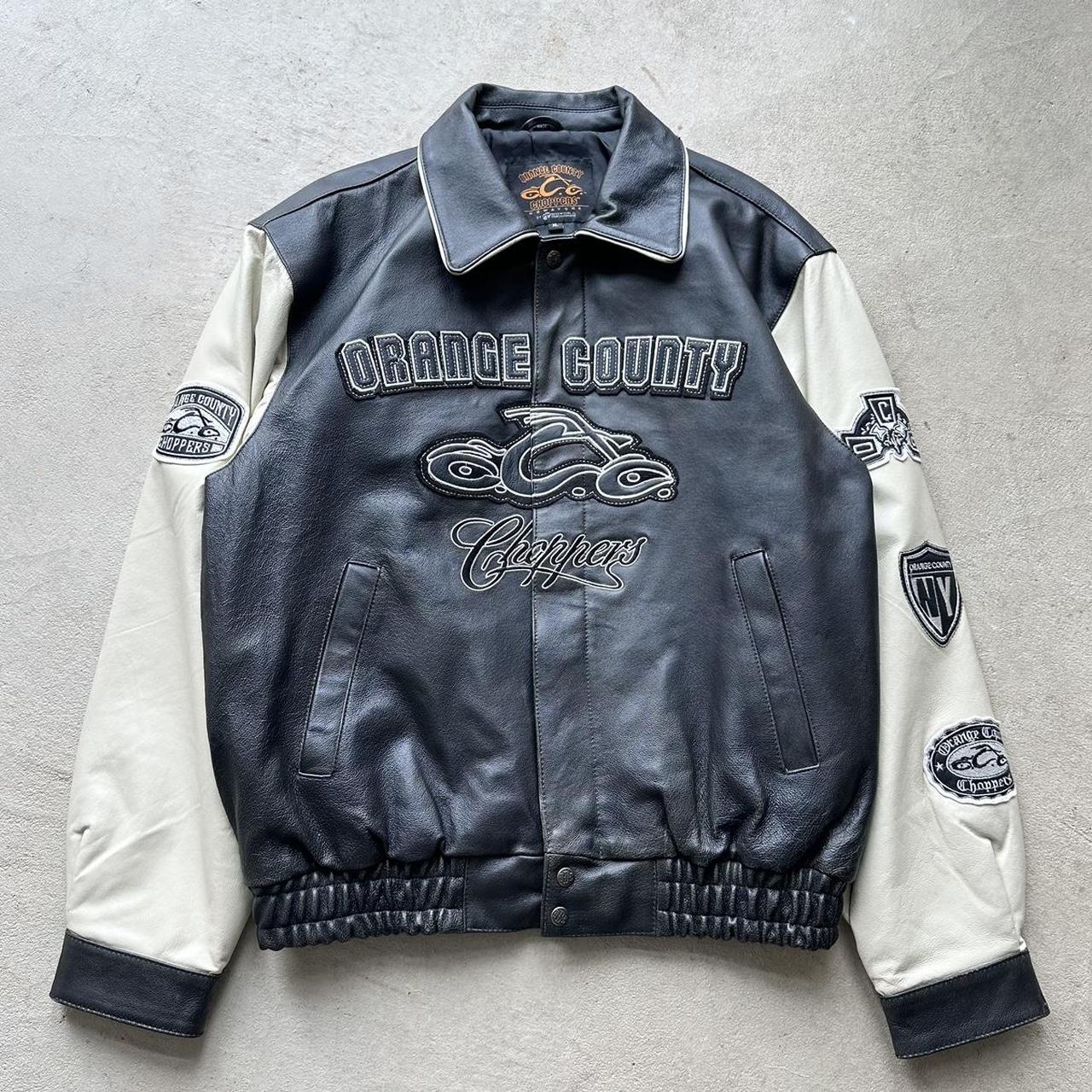 RARE! Vintage Orange County Choppers Leather Jacket - XL