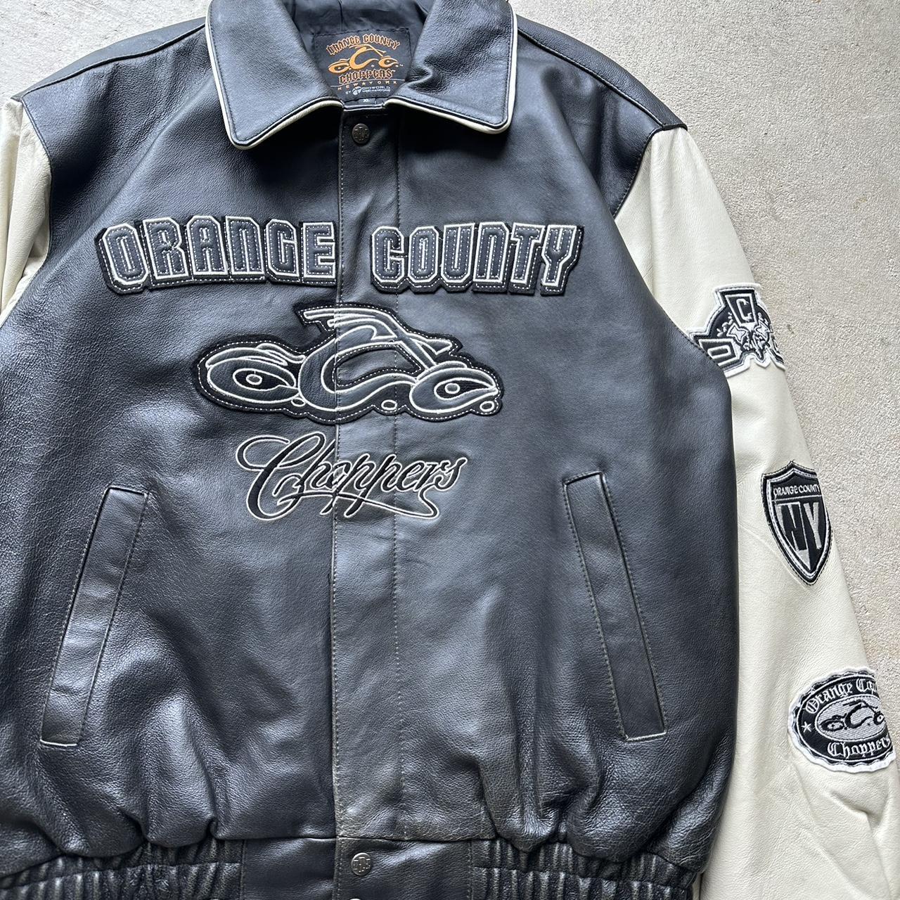 RARE! Vintage Orange County Choppers Leather Jacket - XL