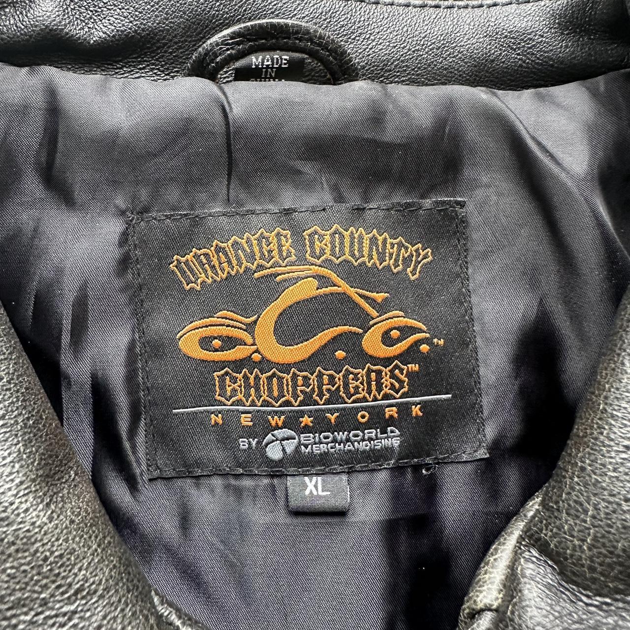 RARE! Vintage Orange County Choppers Leather Jacket - XL