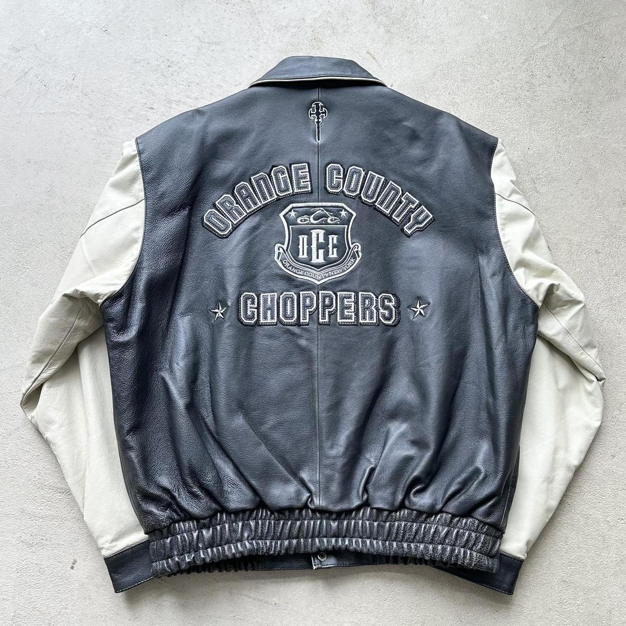 RARE! Vintage Orange County Choppers Leather Jacket - XL