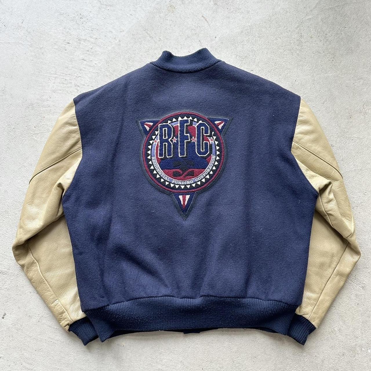 Vintage Varsity Navy Jacket - M