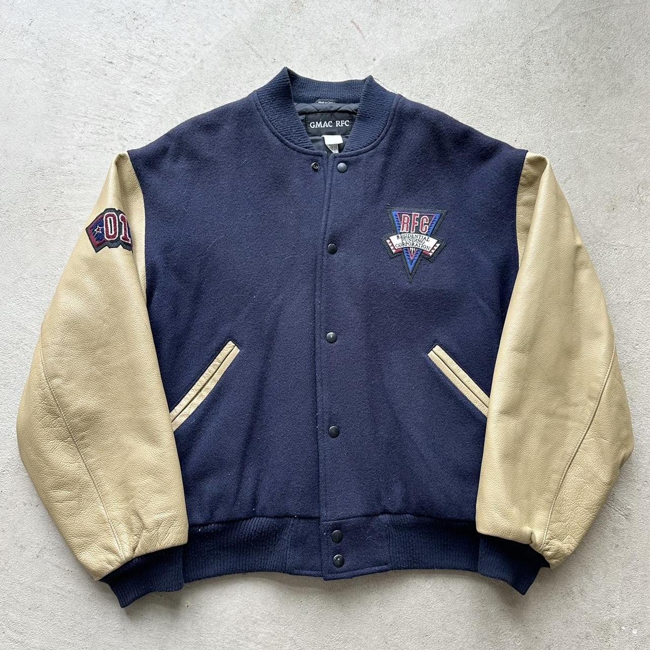 Vintage Varsity Navy Jacket - M