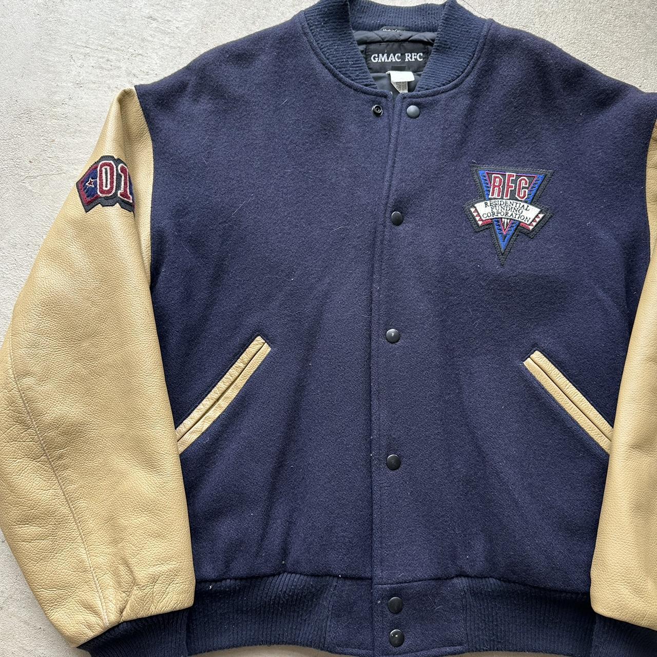 Vintage Varsity Navy Jacket - M