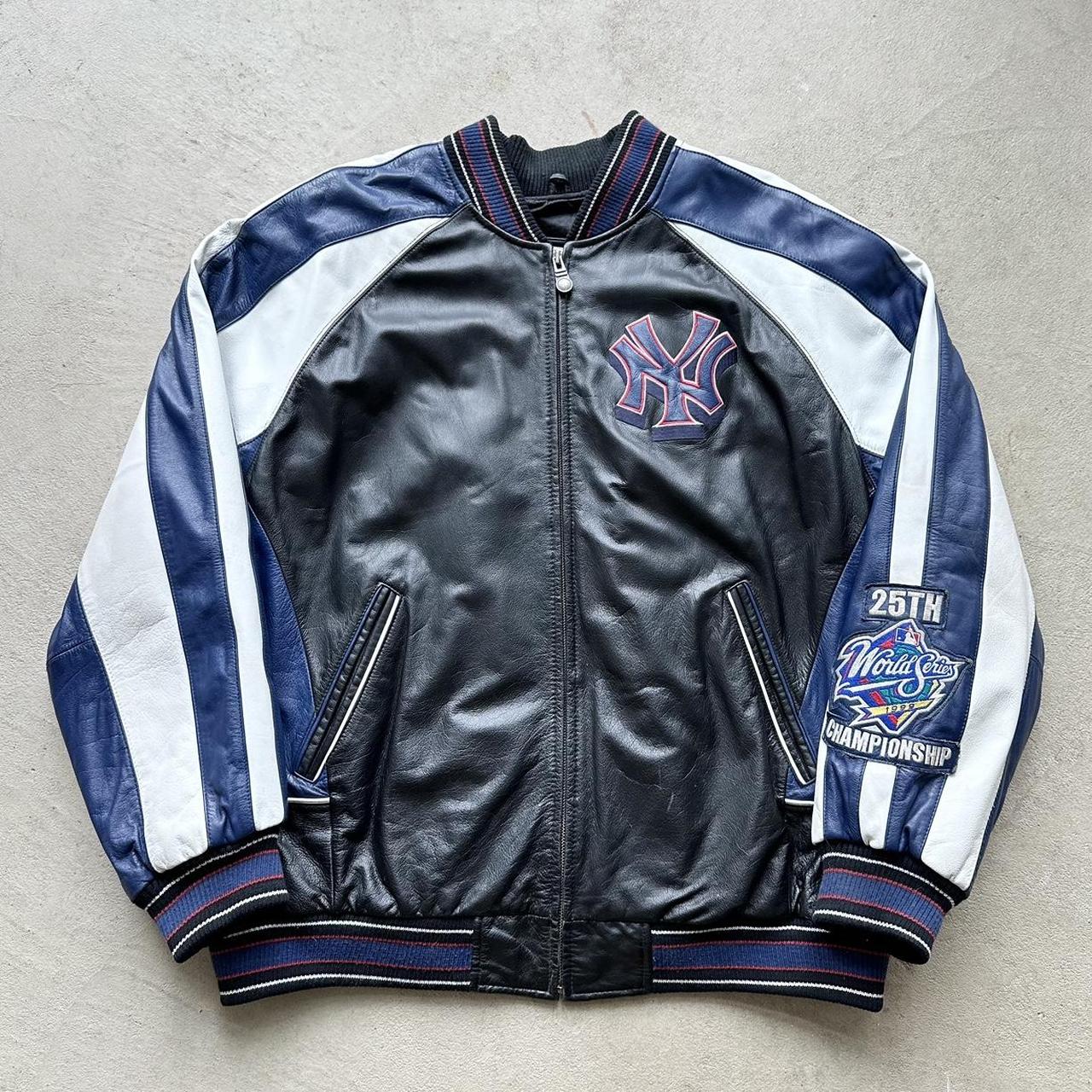 Vintage ‘99 New York Yankees 25th Championship Leather Jacket