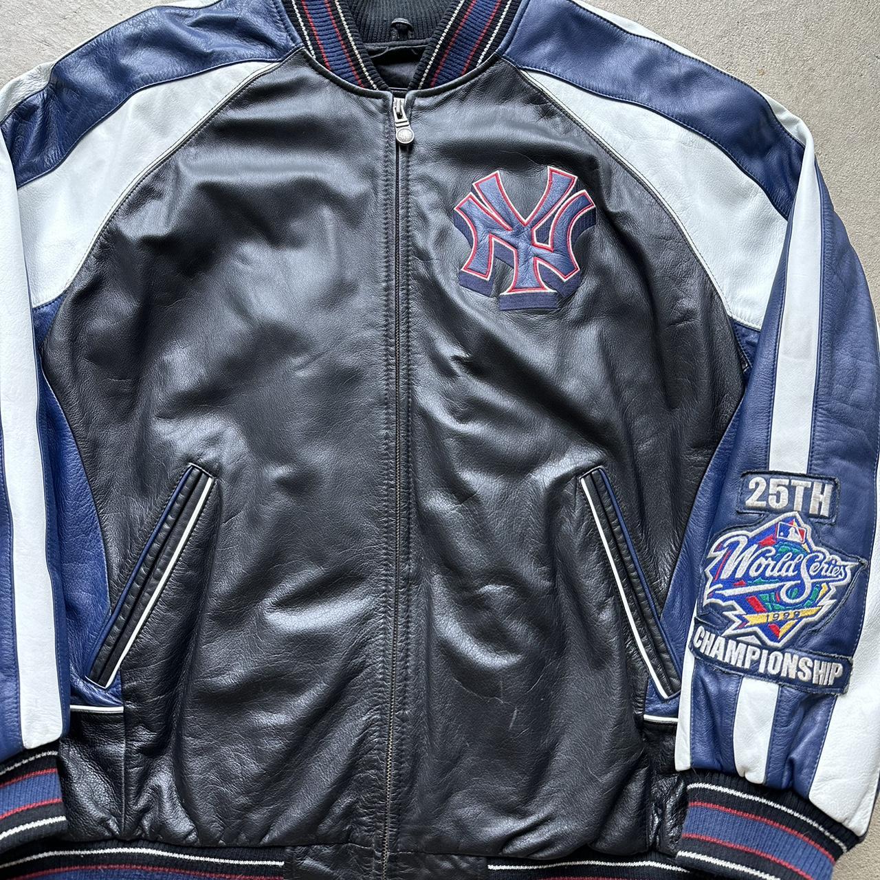 Vintage ‘99 New York Yankees 25th Championship Leather Jacket