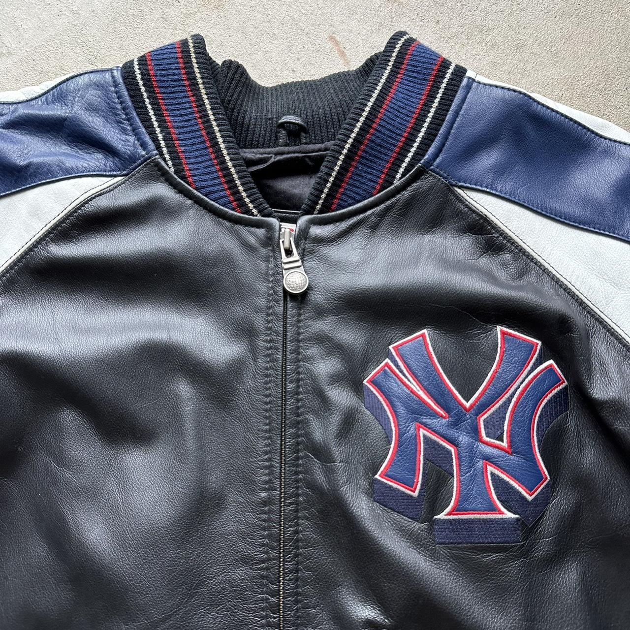 Vintage ‘99 New York Yankees 25th Championship Leather Jacket