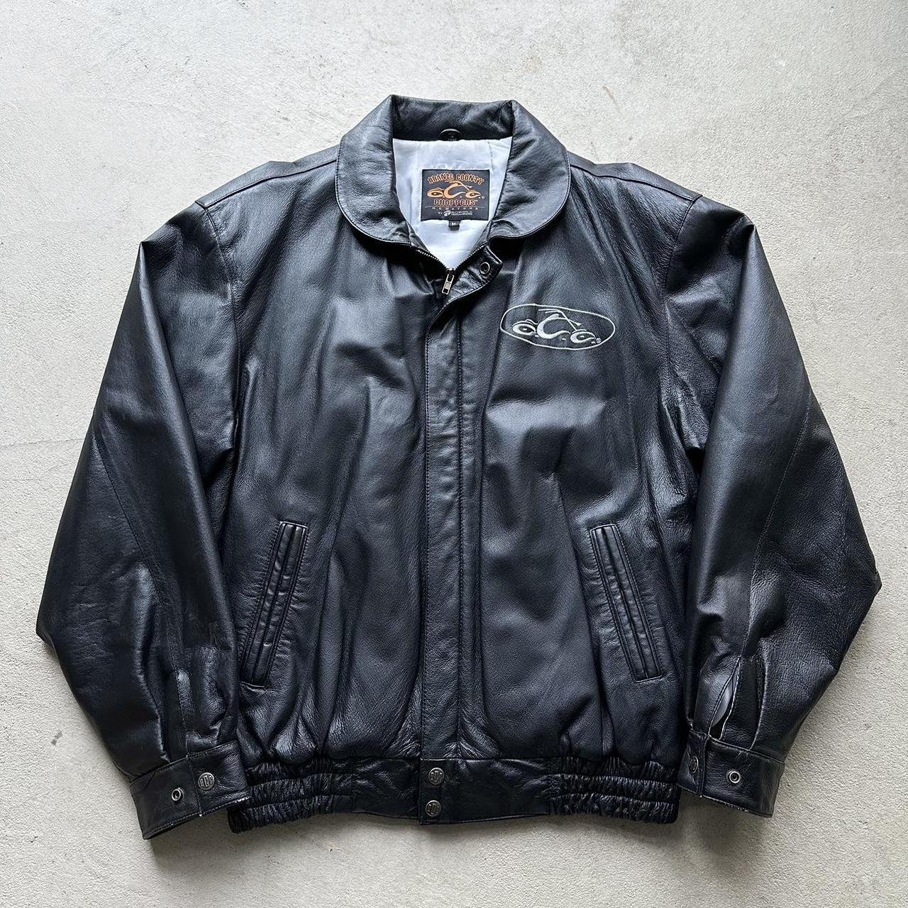 Vintage Orange County Choppers Leather Jacket - M