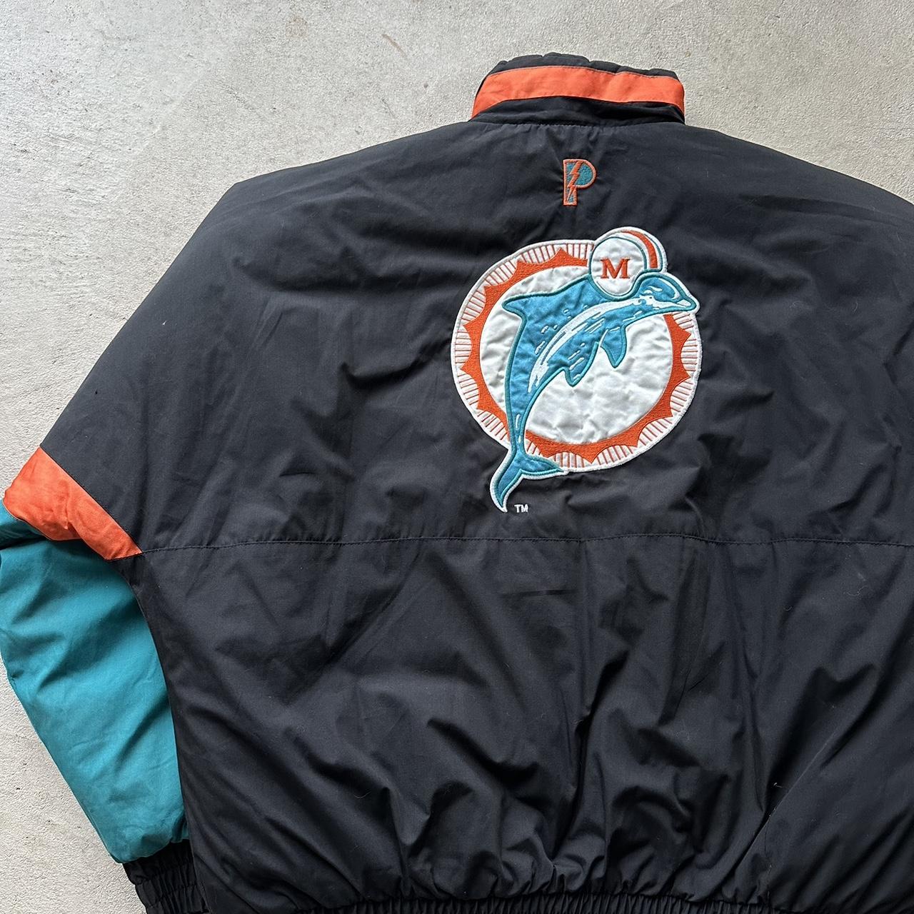 Vintage Miami Dolphins Reversible Puffer Jacket