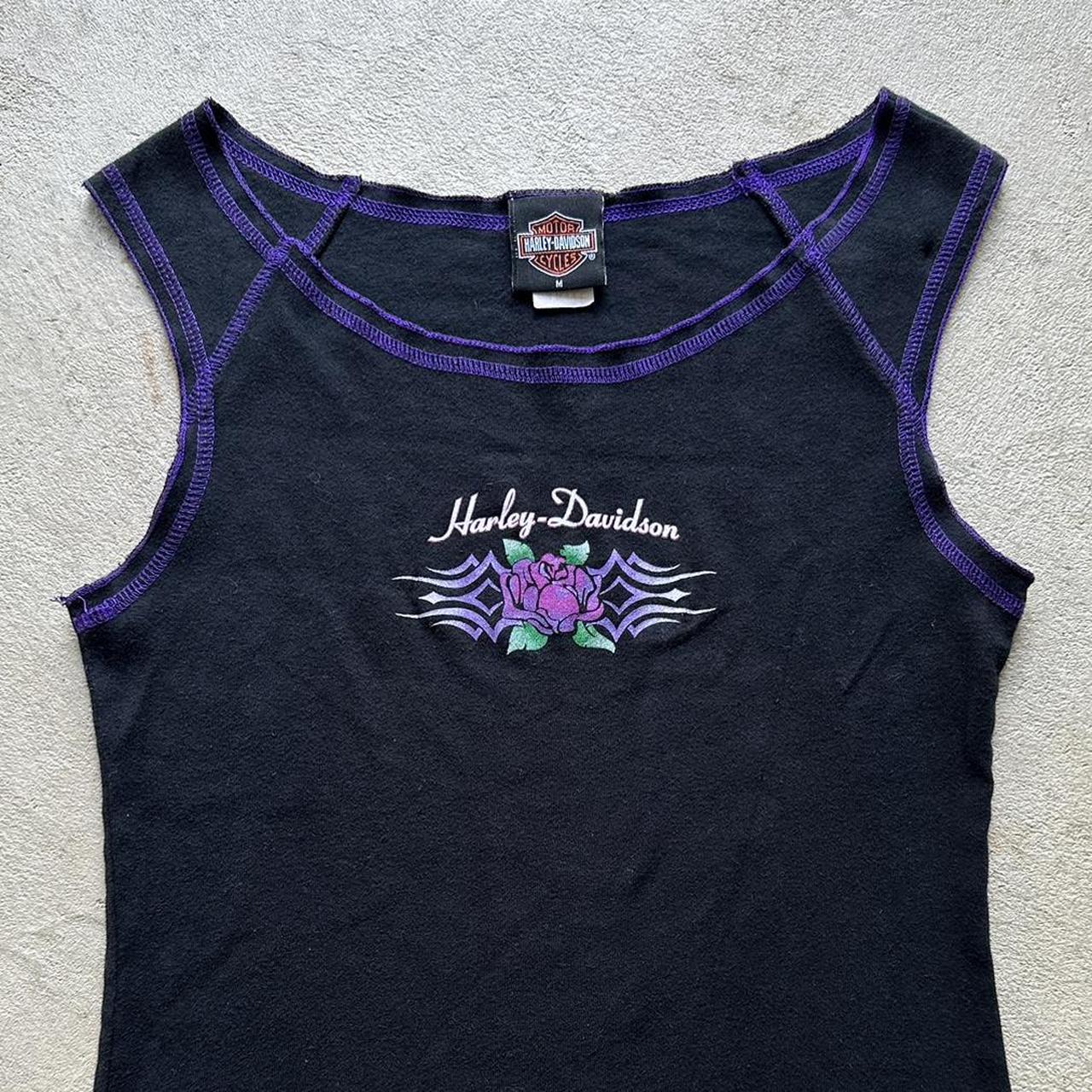 Vintage Y2K Harley Davidson Black Tank