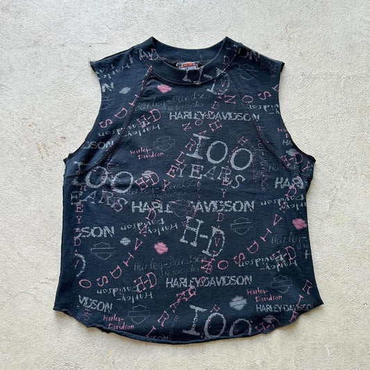 Vintage Y2K Harley Davidson Black Tank