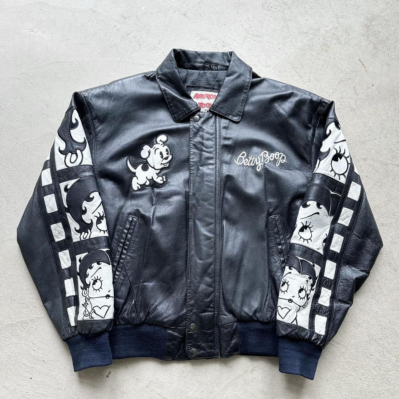 Rare Vintage ‘97 Betty Boop Leather Bomber Jacket