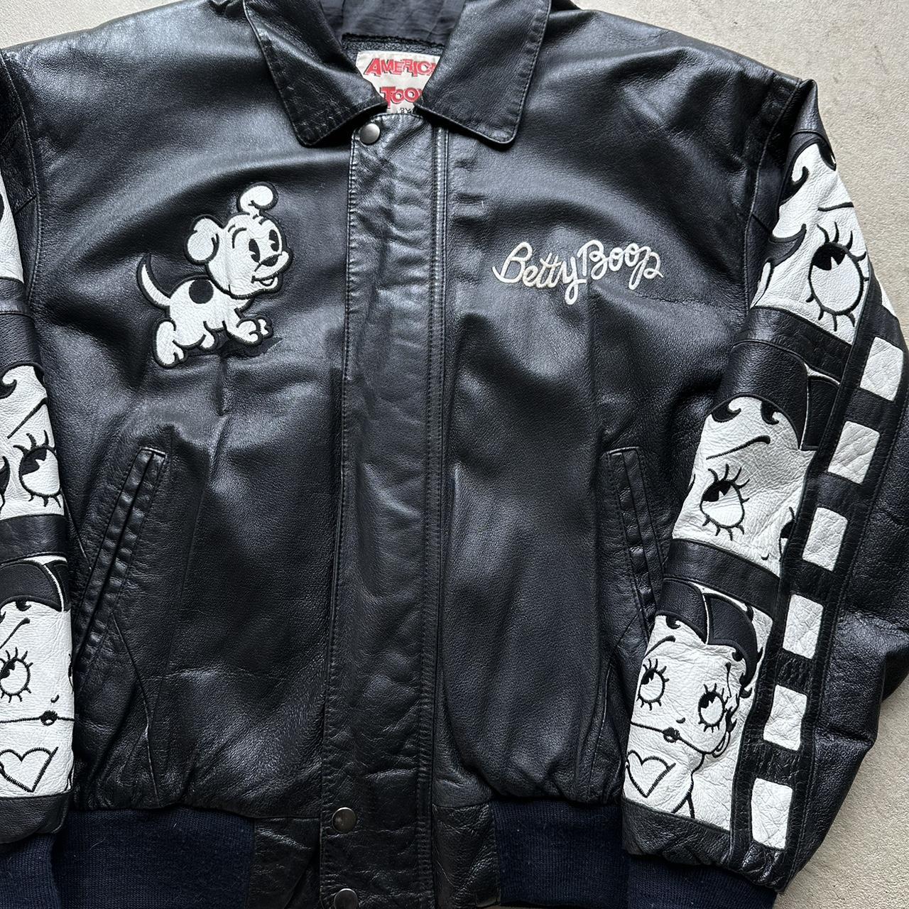 Rare Vintage ‘97 Betty Boop Leather Bomber Jacket