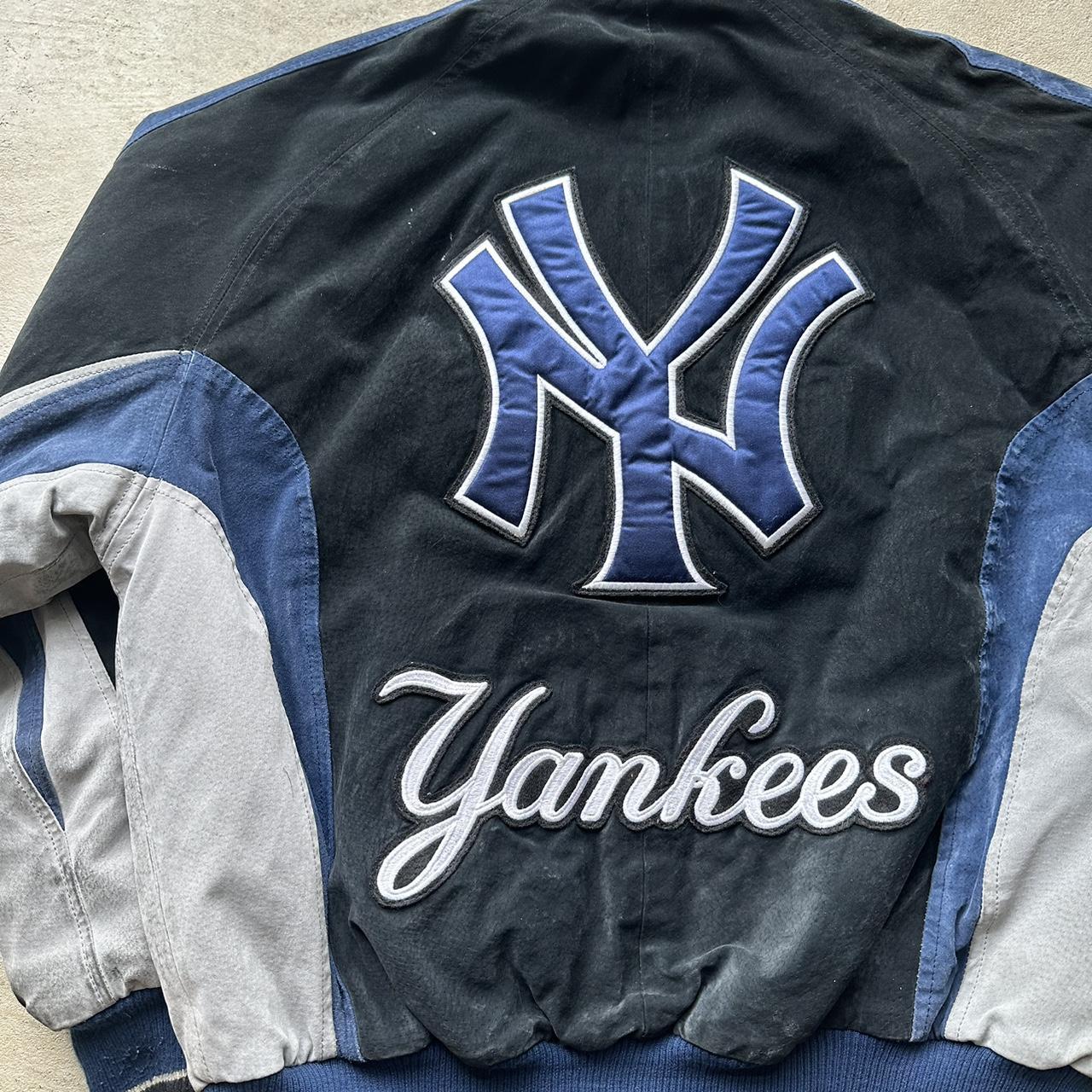 Vintage New York Yankees Suede Jacket - M