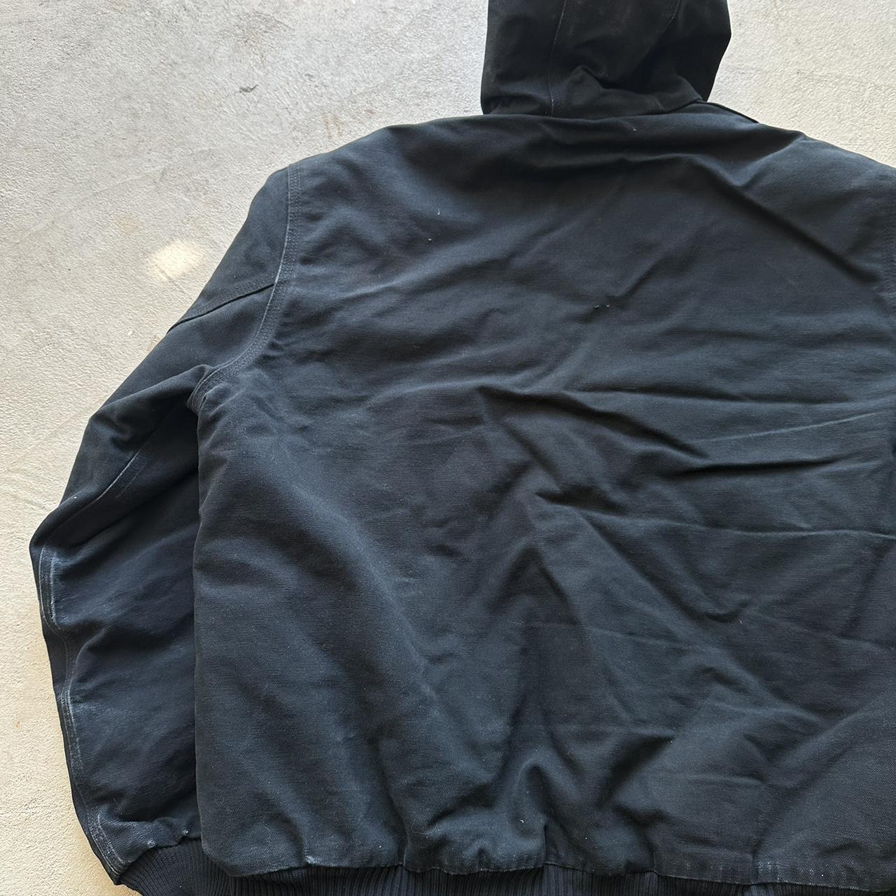 Vintage Carhartt Black Hooded Jacket - L