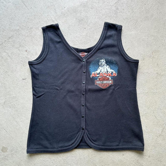 Vintage Y2K Harley Davidson Alaska Tank