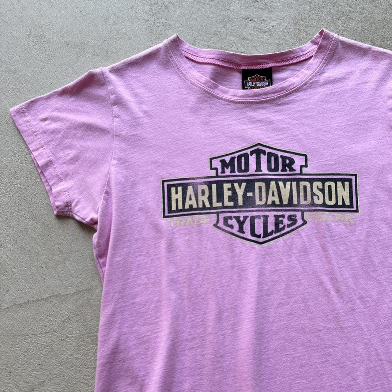 Vintage Y2K Harley Davidson Pink T-Shirt