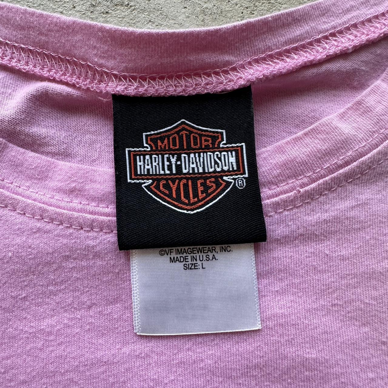 Vintage Y2K Harley Davidson Pink T-Shirt