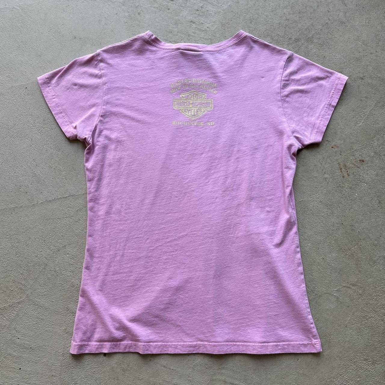 Vintage Y2K Harley Davidson Pink T-Shirt