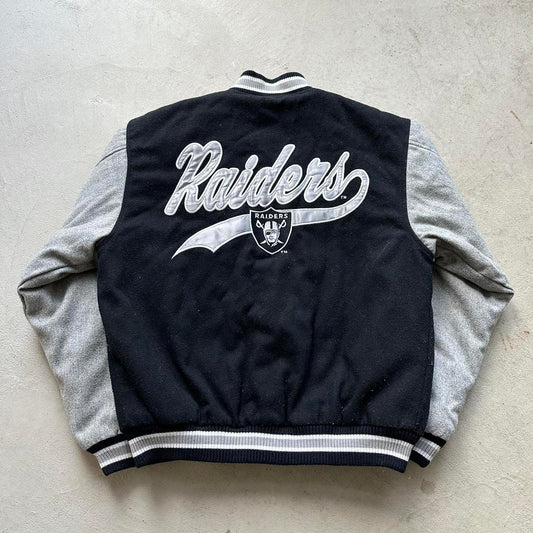 Vintage NFL Raider Bomber Jacket - M