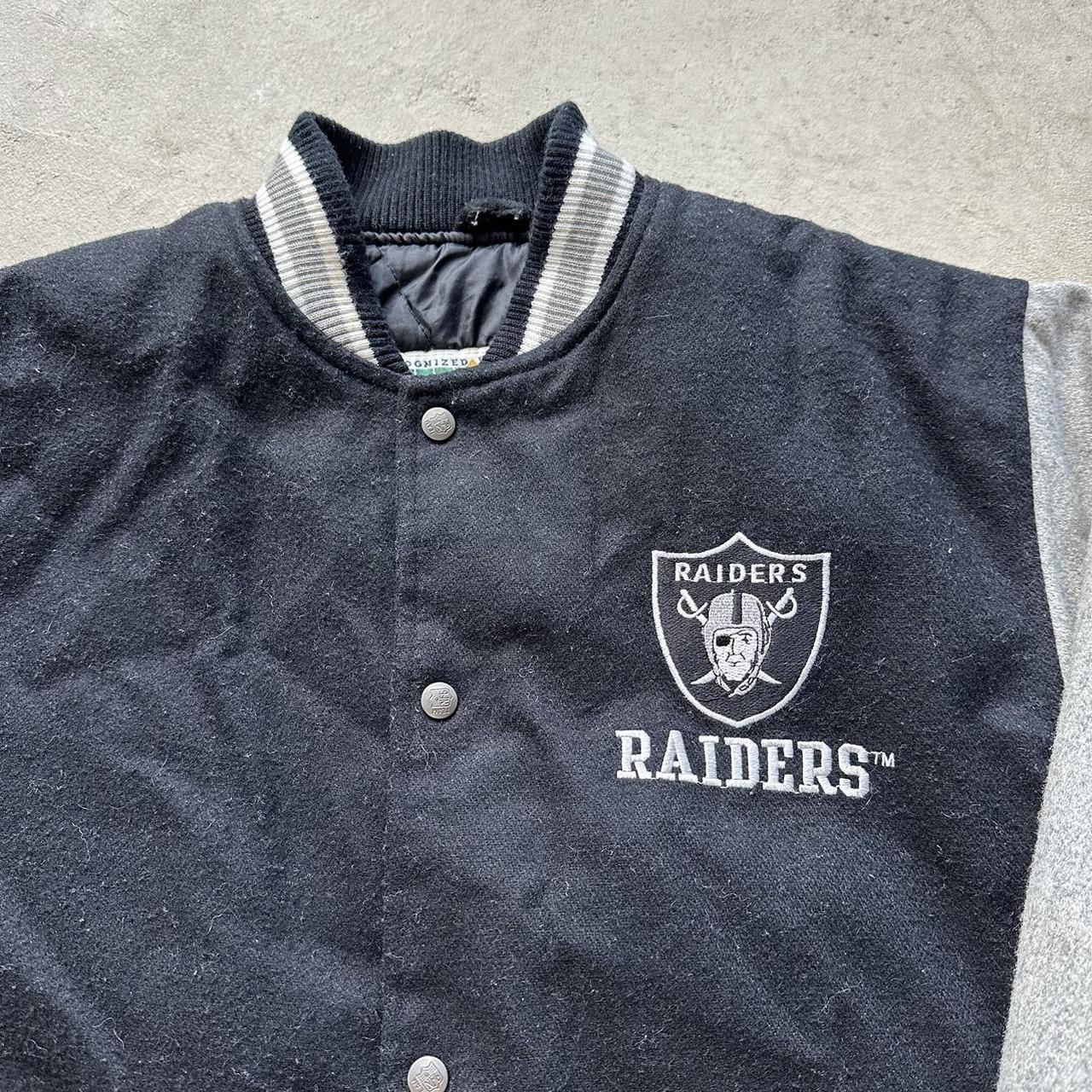 Vintage NFL Raider Bomber Jacket - M