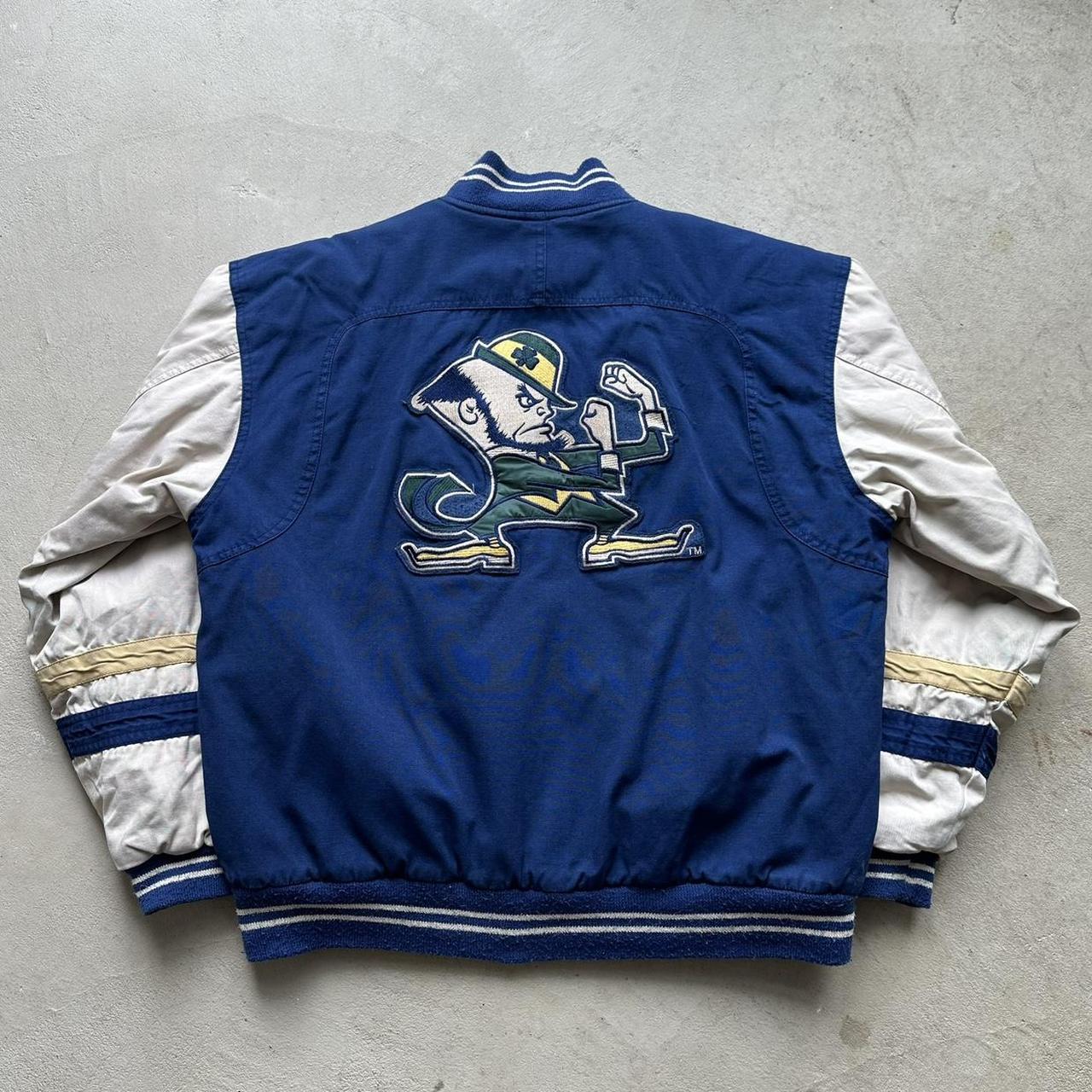 Vintage Notre Dame Leprechaun Mirage Jacket - M