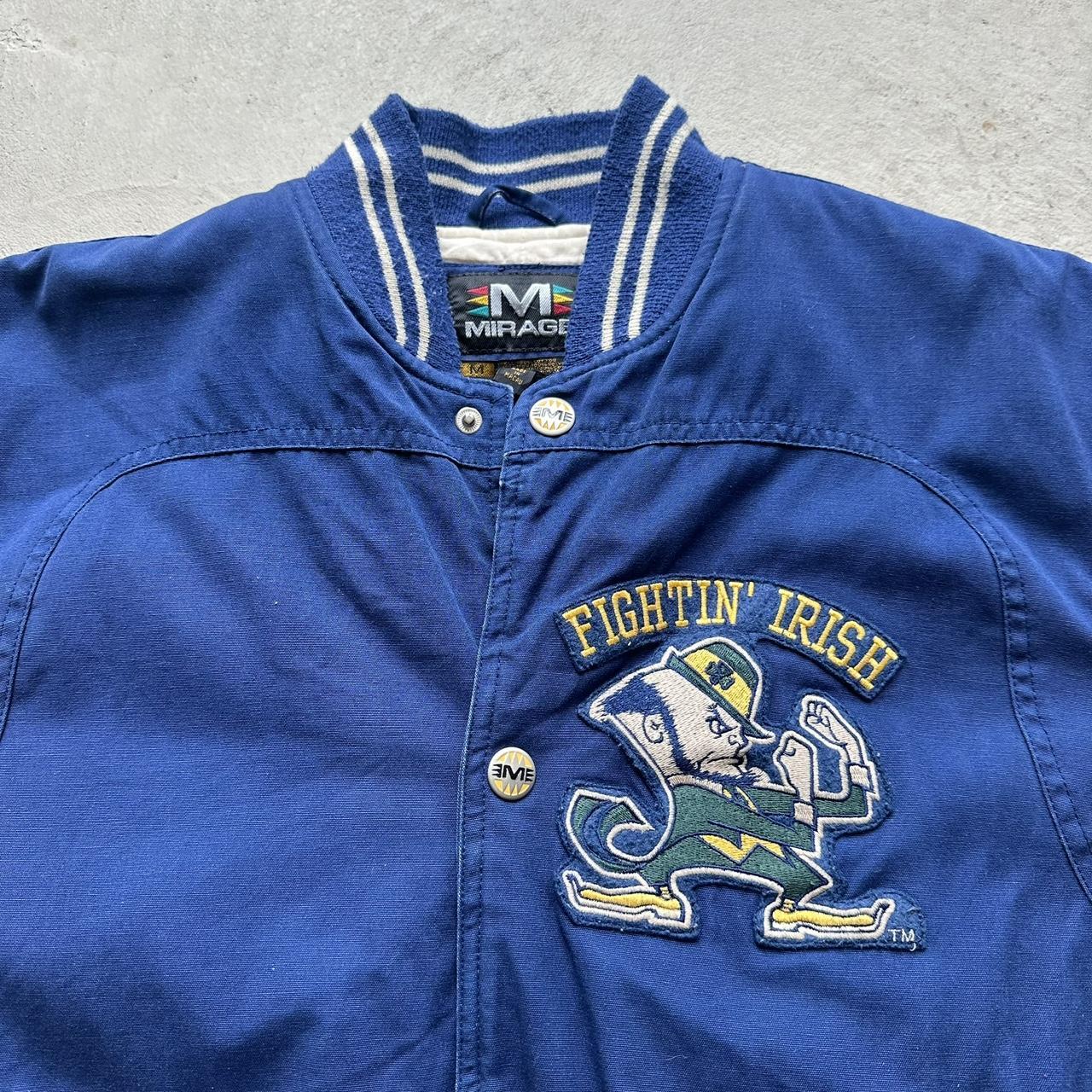 Vintage Notre Dame Leprechaun Mirage Jacket - M