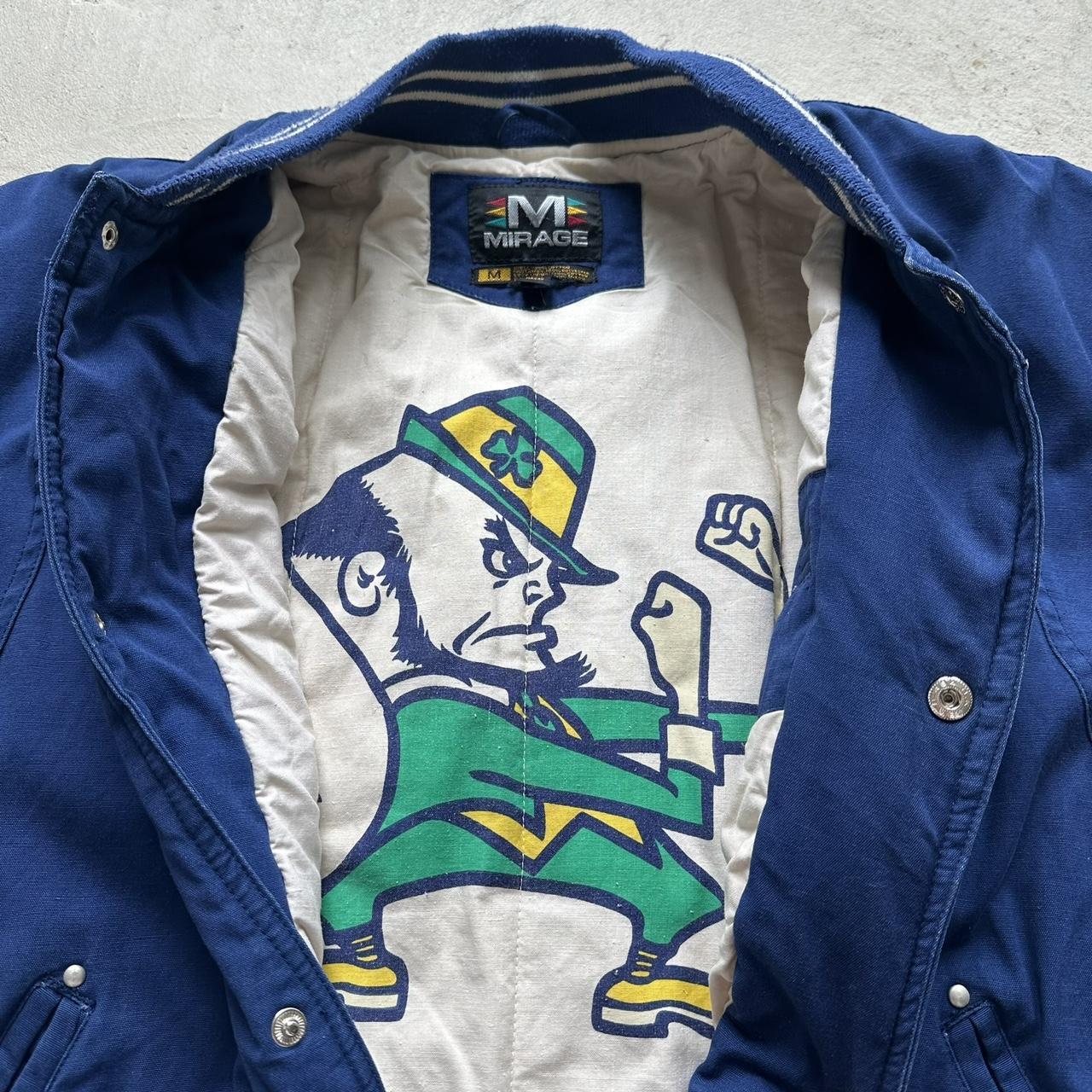 Vintage Notre Dame Leprechaun Mirage Jacket - M