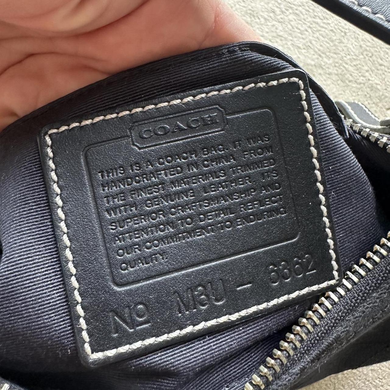 Vintage Y2K Coach Black Mini Hampton Shoulder Bag