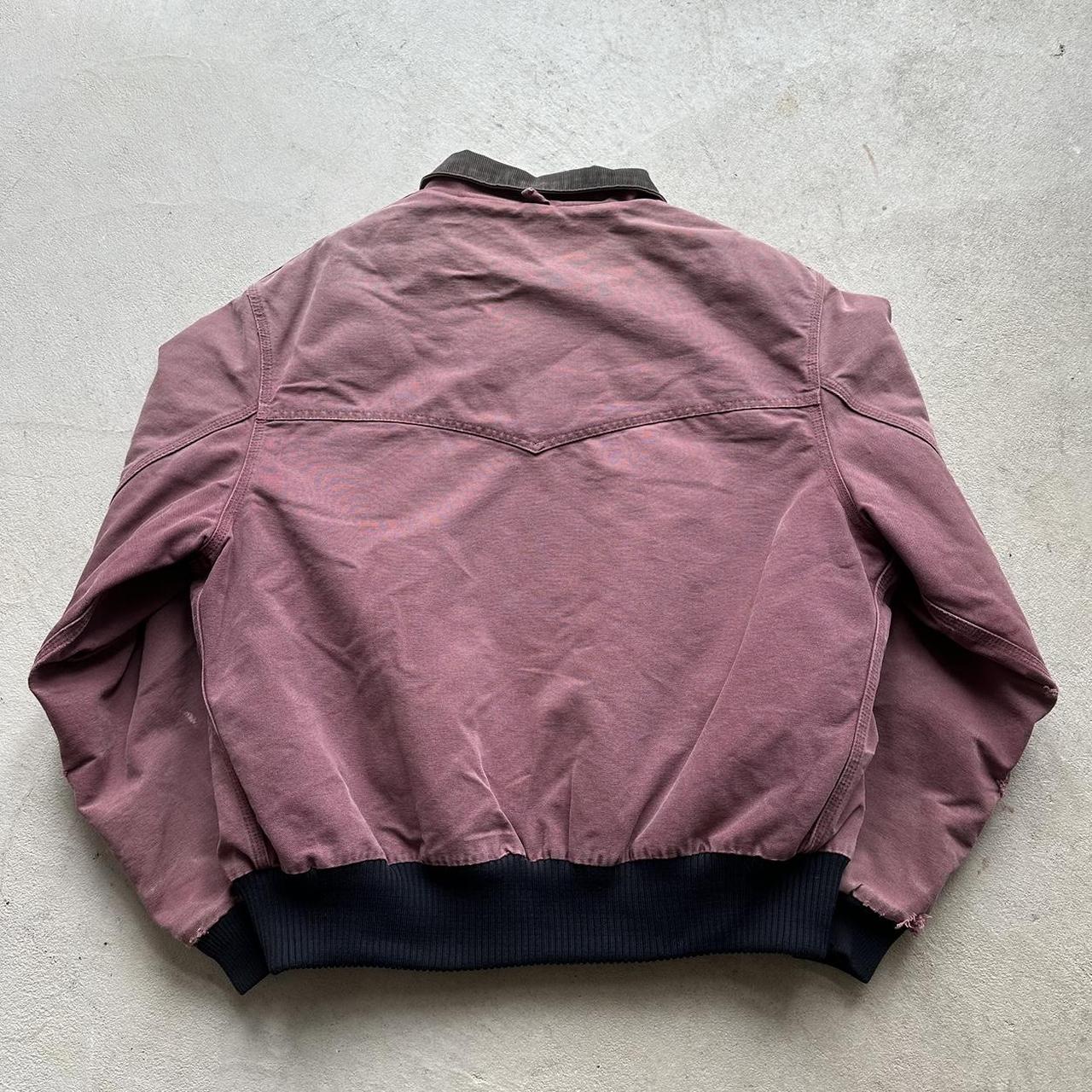 Rare Vintage Carhartt Faded Plum Santa Fe Jacket - XL