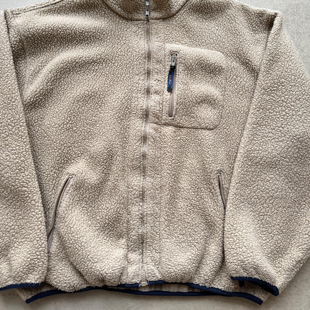 Vintage L.L. Bean Tan Fleece - L/XL