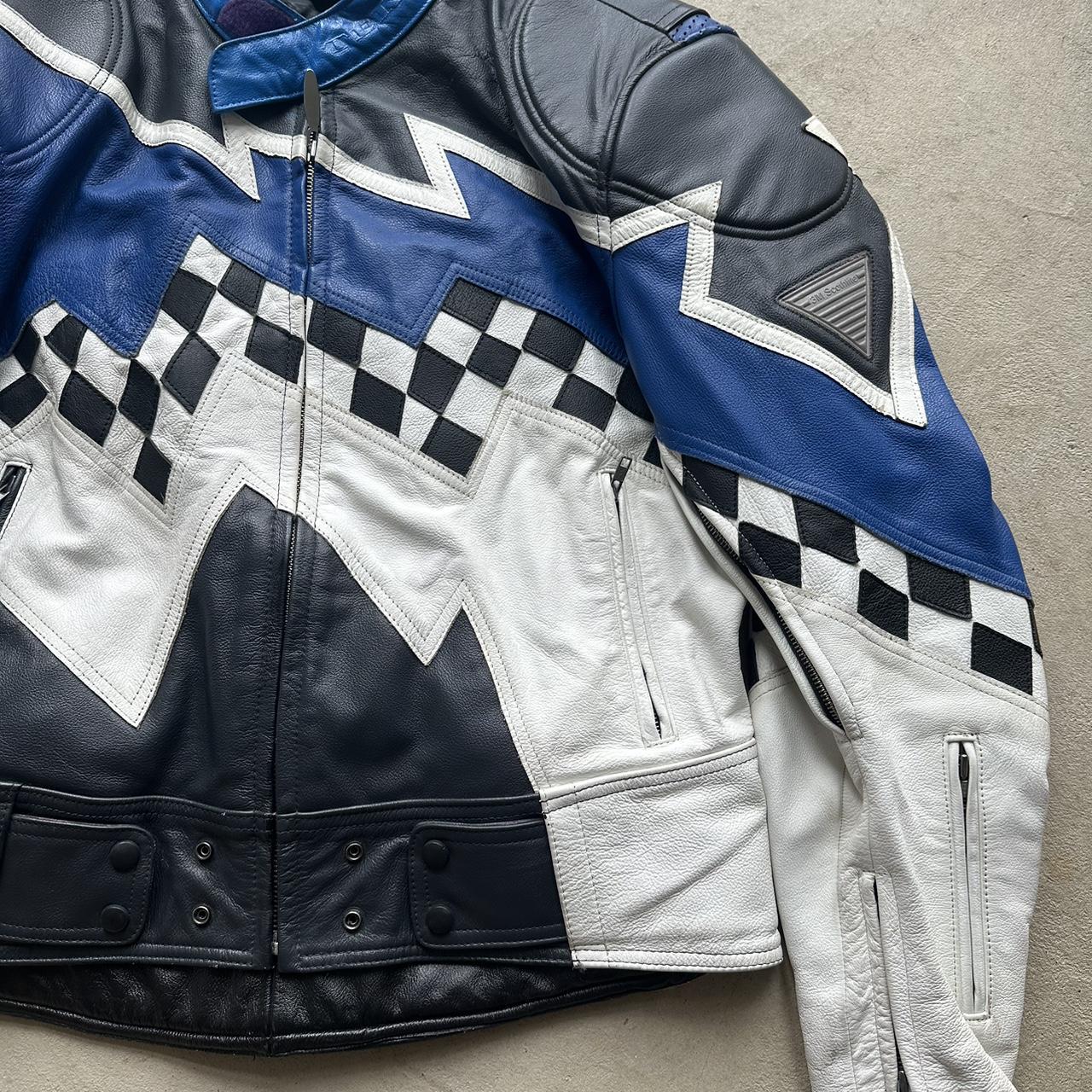 Vintage Teknic Leather Motorcycle Jacket