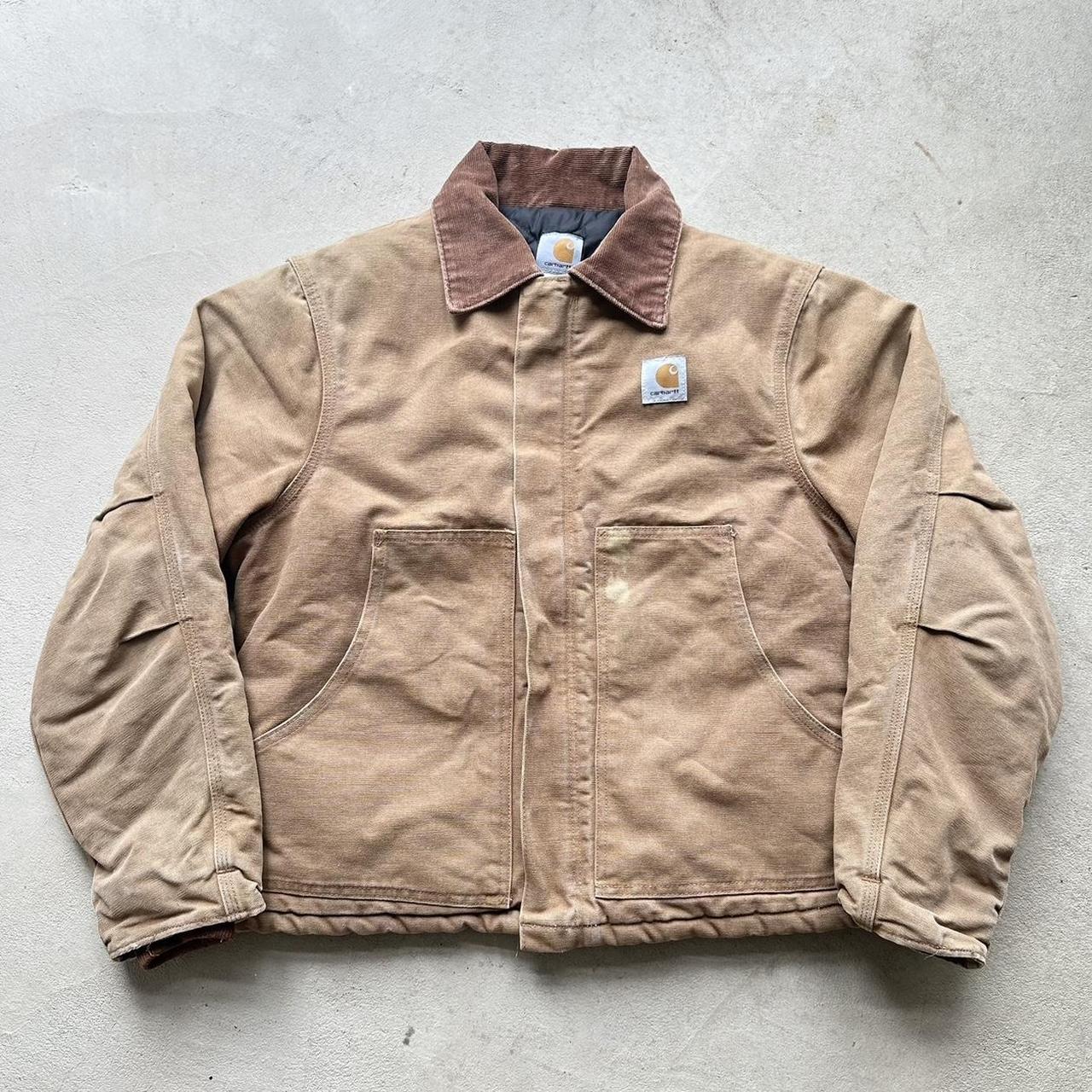 Vintage Carhartt Tan Detroit Style Jacket - M