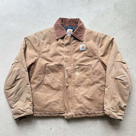 Vintage Carhartt Tan Detroit Style Jacket - M