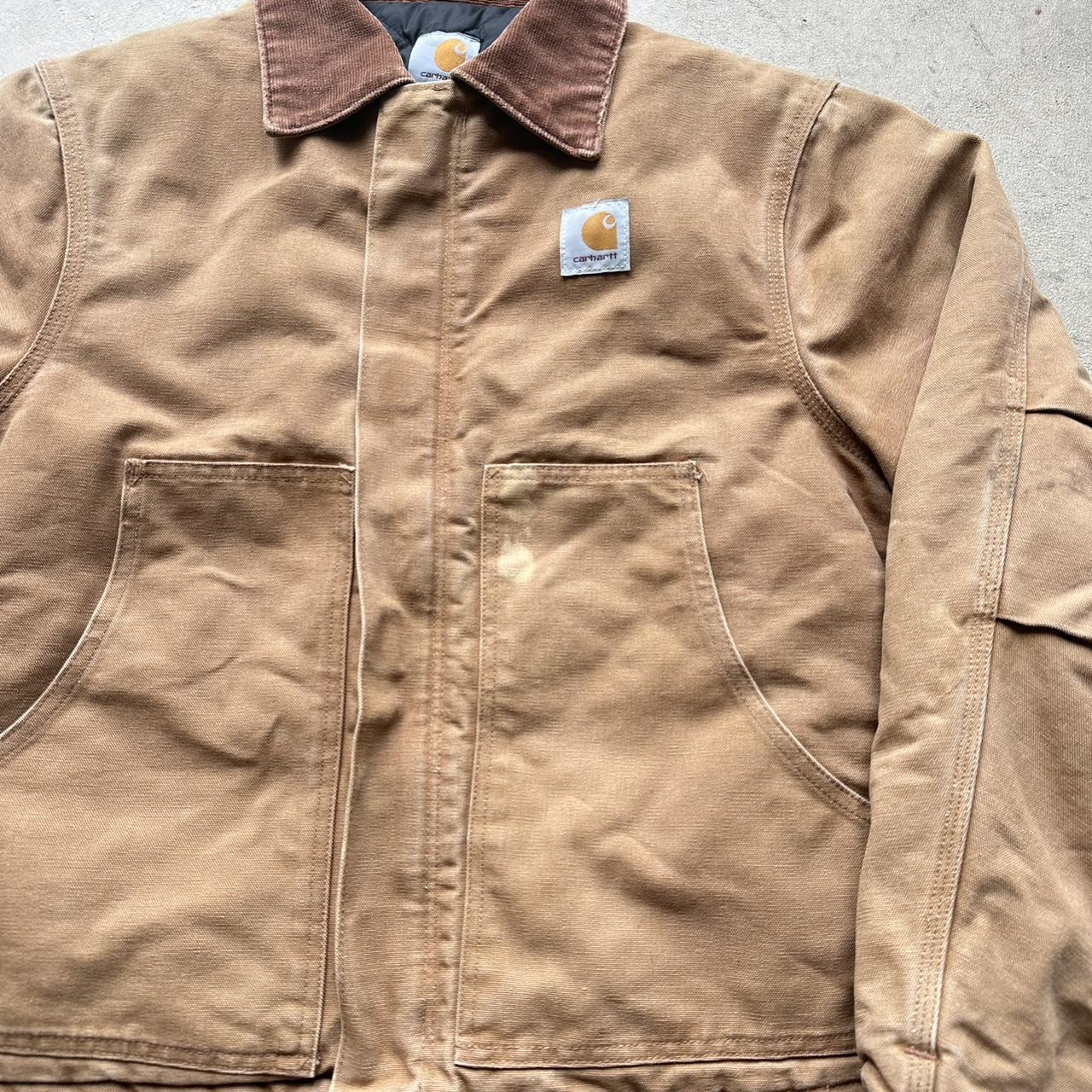 Vintage Carhartt Tan Detroit Style Jacket - M