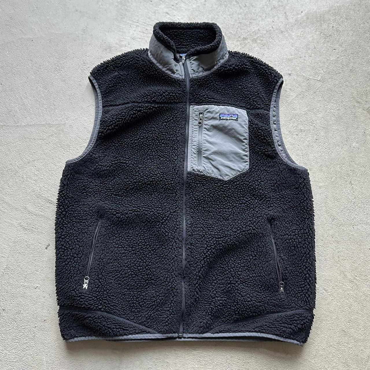 Vintage Patagonia Retro X Black Zip Up Vest - XL