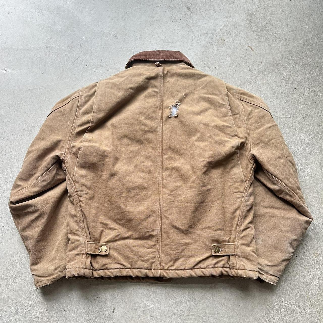 Vintage Carhartt Tan Detroit Style Jacket - M