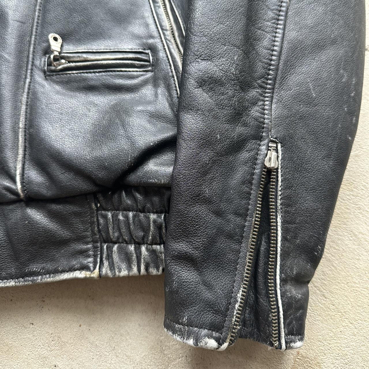 Vintage Harley Davidson Leather Motorcycle Jacket - M